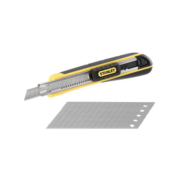 Cutter FATMAX® - (Conf. 6pz) - bi-material - Taglierino - Coltello con lama 9mm - Stanley - 0-10-475 - (Confezione multipla) Cutter FATMAX® - (Conf. 6pz) - bi-material - Taglierino - Coltello con lama 9mm - Stanley - 0-10-475 - (Confezione multipla)